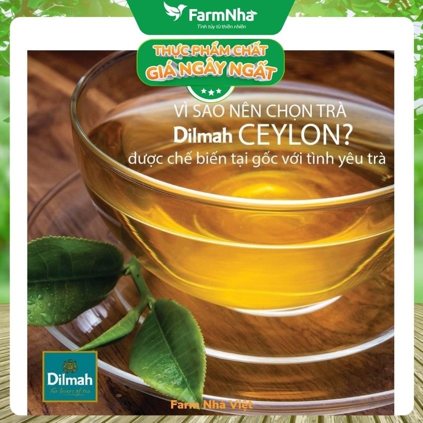 (Combo 3) Trà Dilmah Traditional Oolong Tea All Natural 200g 100 Túi x 2g (Túi Bạc Riêng Biệt) – Trà Ô Long Tự Nhiên, Hương Vị Đậm Đà