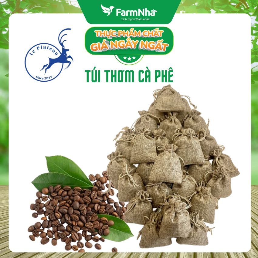 (Combo 2) Túi Thơm Coffee Le Plateau - Khử Mùi Hiệu Quả, Tiện Lợi và An Toàn Cho Sức Khỏe Gia Đình