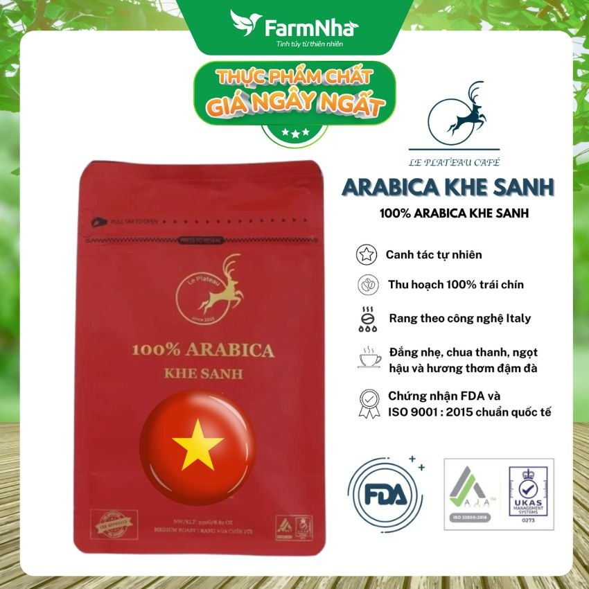 (Combo 3) Cà phê Arabica Khe Sanh Le Plateau 250gr Nguyên Hạt - Sự Lựa Chọn Thượng Hạng với Người Sành Cà Phê