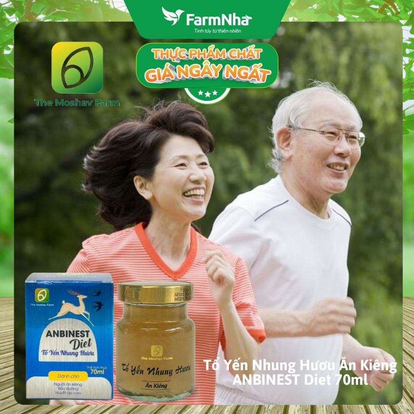 (Combo 2) Tổ Yến Nhung Hươu Ăn Kiêng ANBINEST Diet 70ml – Lựa Chọn Hoàn Hảo Cho Người Ăn Kiêng