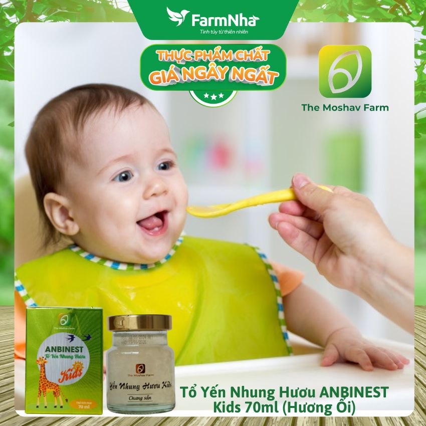 Tổ Yến Nhung Hươu ANBINEST Kids 70ml – Dinh Dưỡng Vượt Trội Cho Trẻ Em Phát Triển Toàn Diện