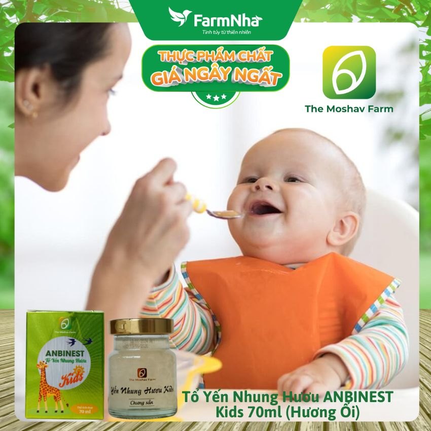 (Combo 2) Tổ Yến Nhung Hươu ANBINEST Kids 70ml – Dinh Dưỡng Vượt Trội Cho Trẻ Em Phát Triển Toàn Diện