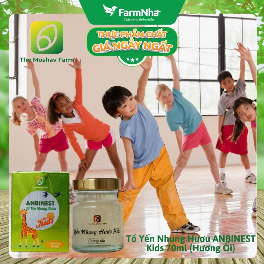 Tổ Yến Nhung Hươu ANBINEST Kids 70ml – Dinh Dưỡng Vượt Trội Cho Trẻ Em Phát Triển Toàn Diện