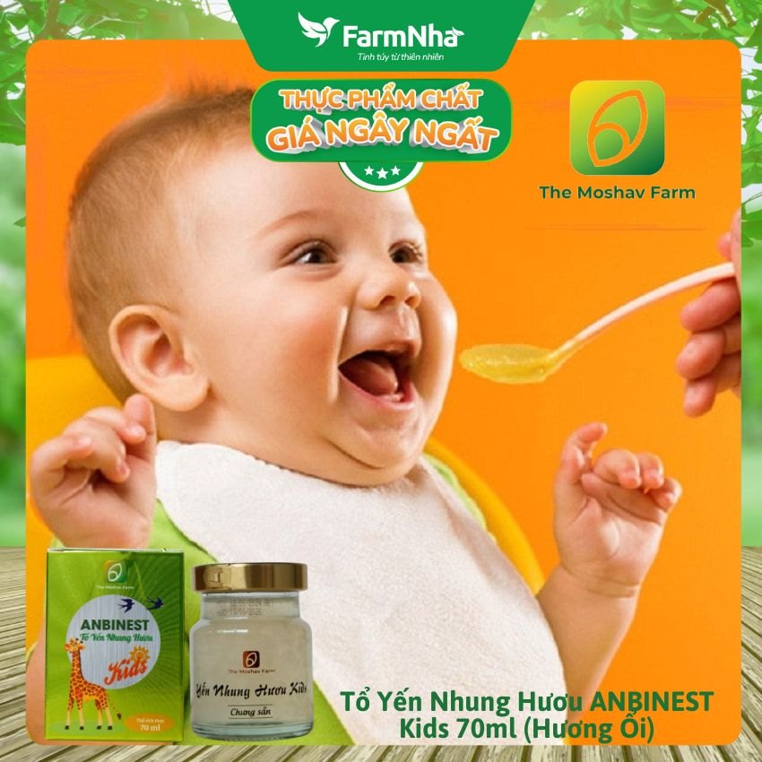 (Combo 2) Tổ Yến Nhung Hươu ANBINEST Kids 70ml – Dinh Dưỡng Vượt Trội Cho Trẻ Em Phát Triển Toàn Diện