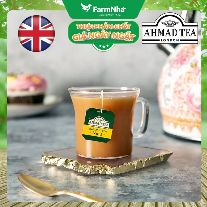 Trà Ahmad English Tea No.1 50g 25 túix2g Túi lọc – Hương Vị Trà Đẳng Cấp Anh Quốc