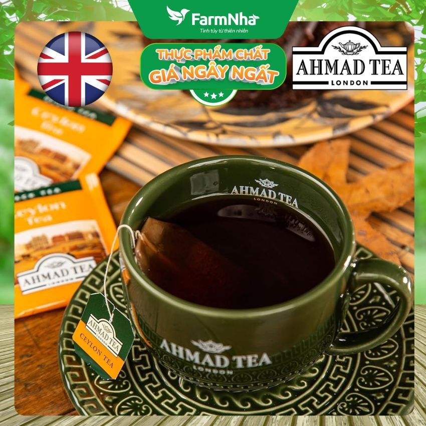 (Combo 3) Trà Ahmad Ceylon Tea 40g 20túix2g Túi Thiếc – Hương Vị Trà Đậm Đà Từ Đảo Quốc Sri Lanka