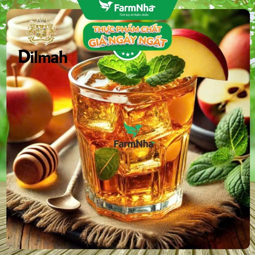 Trà Dilmah Apple 30gr 20túi x 1.5g Túi Lọc - Hương Táo Ngọt Ngào Thanh Mát từ Sri Lanka