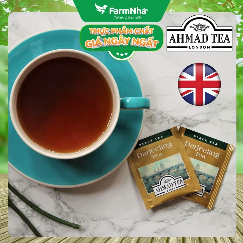 (Combo 2) Trà Ahmad Darjeeling Tea 40g 20x2g Túi thiếc – Vị Trà Đen Tinh Tế Từ Dãy Himalaya Ấn