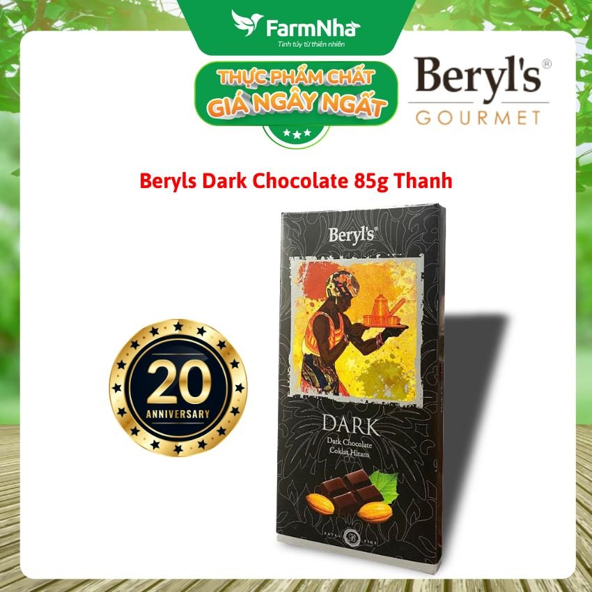 Sô cô la Beryls Dark Chocolate 85g: Lựa Chọn Hoàn Hảo Cho Người Yêu Sô Cô La Đen