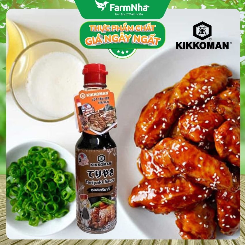 Sốt Tẩm Ướp Teriyaki Kikkoman Sauce 150ml – Nước Sốt Thơm Ngon Chuẩn Vị Nhật