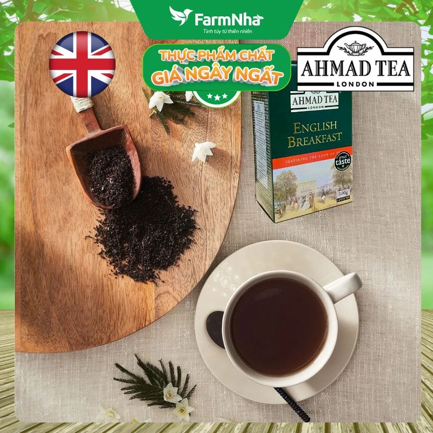 (Combo 2) Trà Ahmad English Breakfast Tea 100g Hộp Giấy Pha Ấm - Tỉnh Táo và Tràn Đầy Năng Lượng