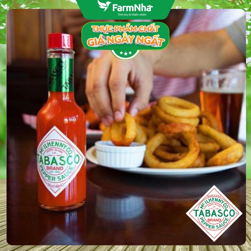 Sốt ớt đỏ Tabasco Pepper Sauce 60ml – Sốt Ớt Chua Cay Trứ Danh từ Mỹ