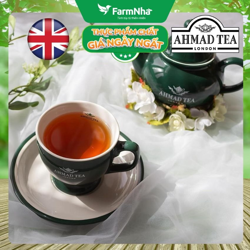 (Combo 2) Trà Ahmad Earl Grey Tea 200g 100 túix2g Chỉ Túi Lọc - Trà Bá Tước Hương Cam Bergamot Tuyệt Vời