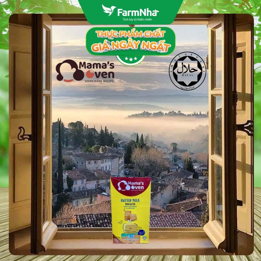 (Combo 2) Bánh Mama’s Oven Butter Milk Biscuits 140g – Bánh Quy Bơ Sữa Giòn Ngon