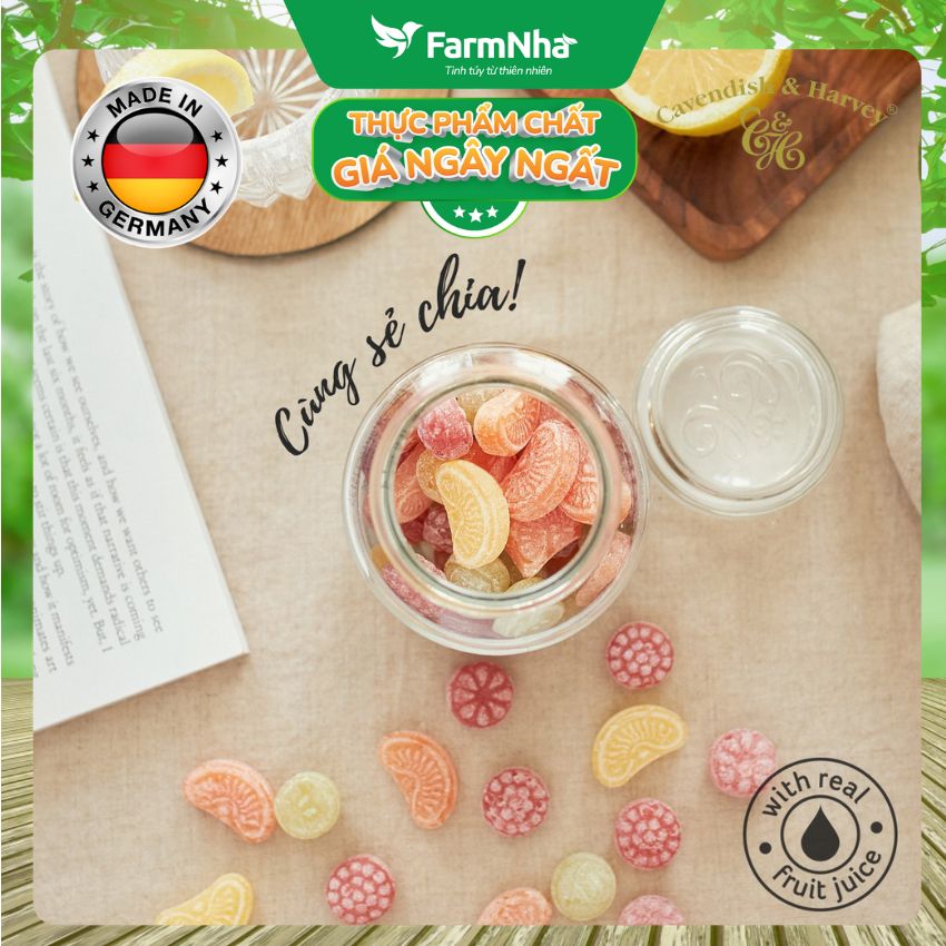 Kẹo Trái Cây Cavendish & Harvey Fruit Candy 966g - Hương vị trái cây tự nhiên tuyệt hảo
