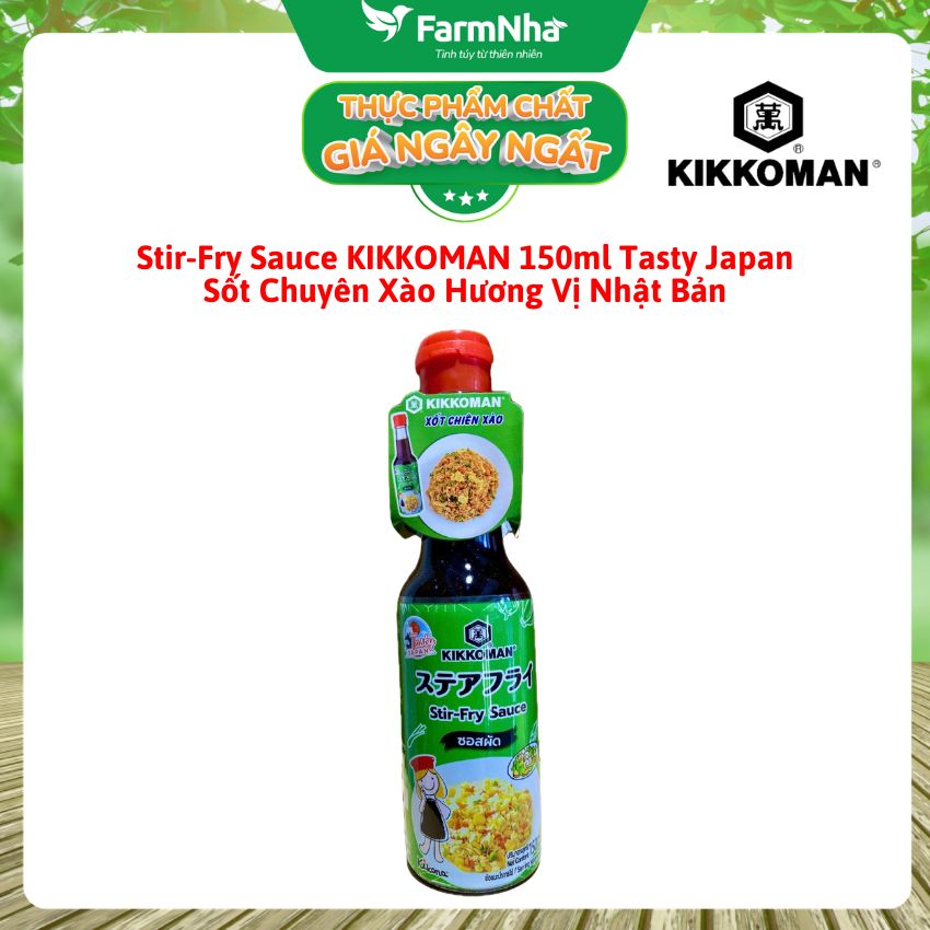 Sốt Chuyên Xào Kikkoman Stir-Fry Sauce 150ml - Món Xào Ngon Chuẩn Nhà Hàng tại Nhà 