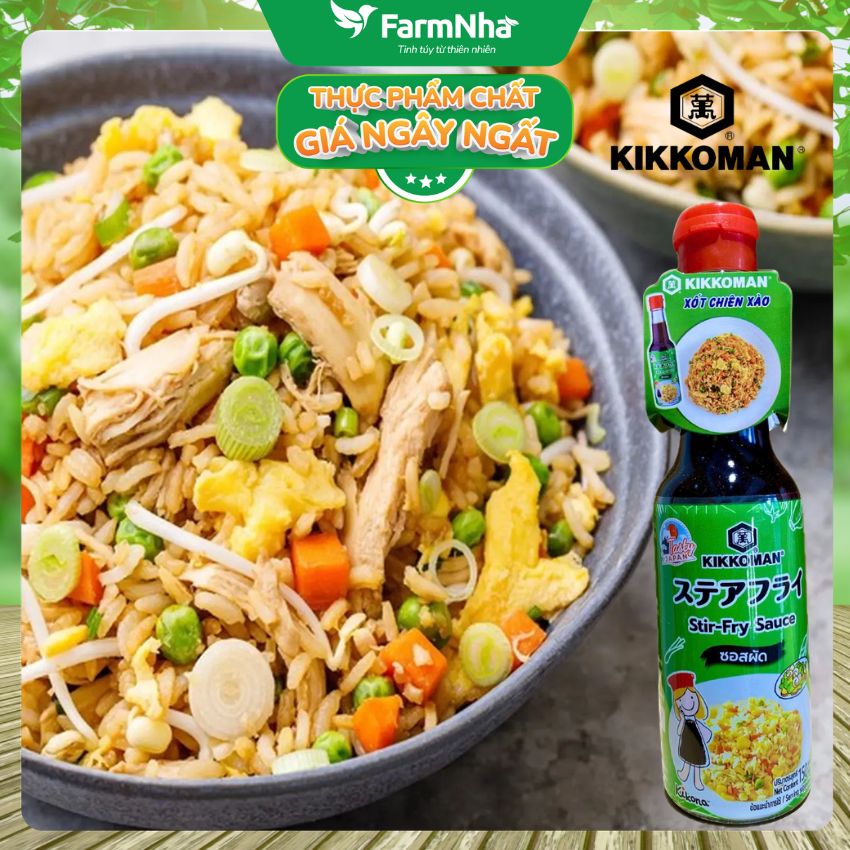 Sốt Chuyên Xào Kikkoman Stir-Fry Sauce 150ml - Món Xào Ngon Chuẩn Nhà Hàng tại Nhà