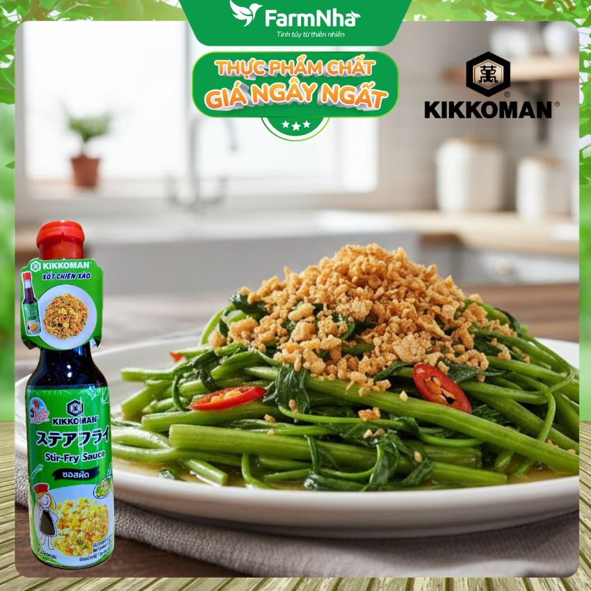 Sốt Chuyên Xào Kikkoman Stir-Fry Sauce 150ml - Món Xào Ngon Chuẩn Nhà Hàng tại Nhà