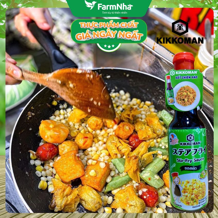 Sốt Chuyên Xào Kikkoman Stir-Fry Sauce 150ml - Món Xào Ngon Chuẩn Nhà Hàng tại Nhà