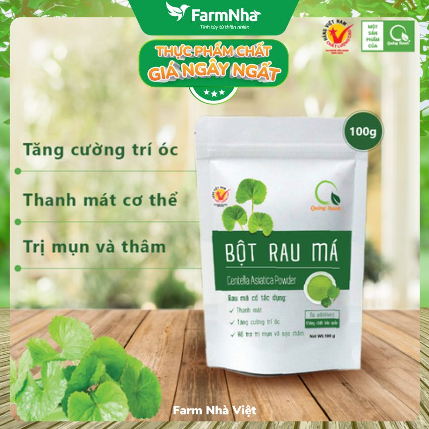 7 công dụng của bột rau má với sức khỏe