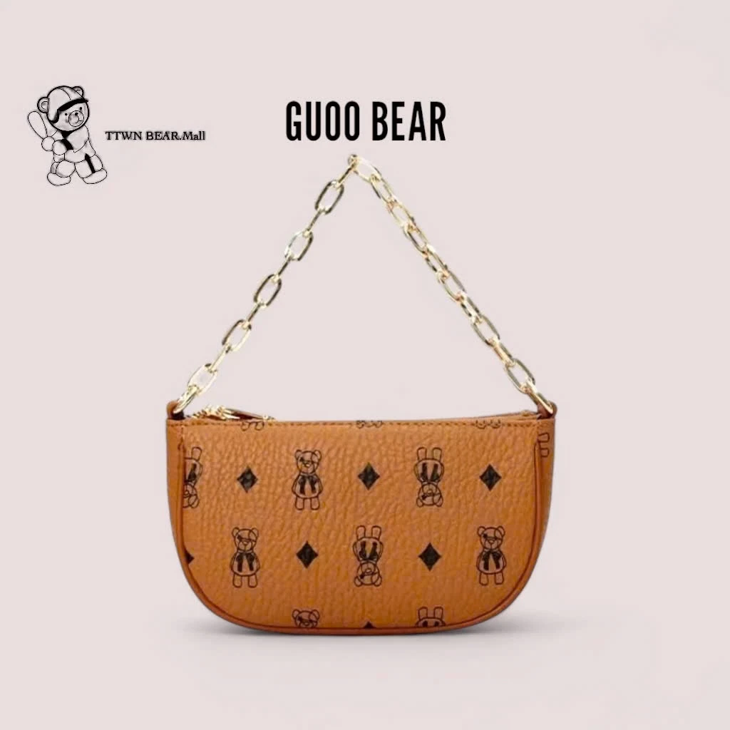 Túi đeo chéo nhỏ họa tiết gấu TTWN BEAR- GUOO BEAR THÁI LAN chính hãng
