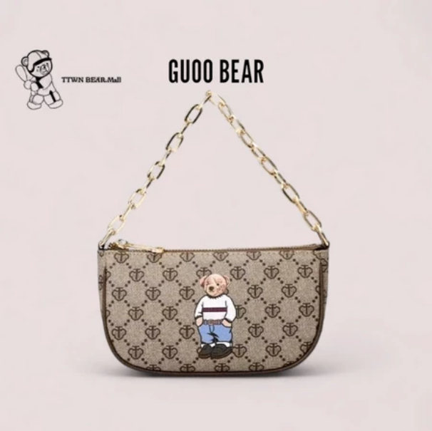 Túi đeo chéo nhỏ họa tiết gấu TTWN BEAR- GUOO BEAR THÁI LAN chính hãng