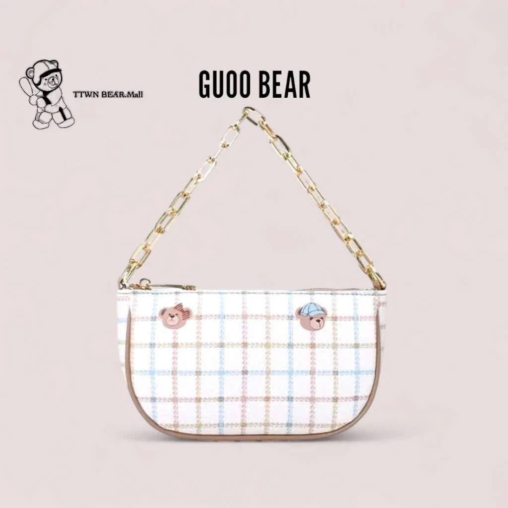 Túi đeo chéo nhỏ họa tiết gấu TTWN BEAR- GUOO BEAR THÁI LAN chính hãng