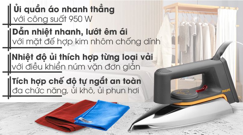Bàn ủi PHILIPS HD-1172