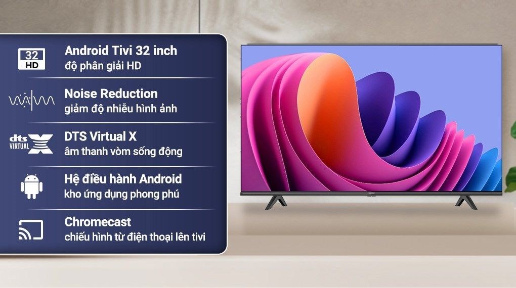 Android Tivi HISENSE 32 inch 32A4N