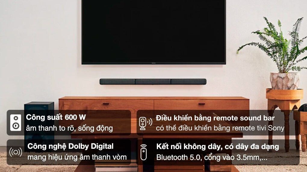 Bộ loa thanh Sony HT-S40R 600W// ZSP1
