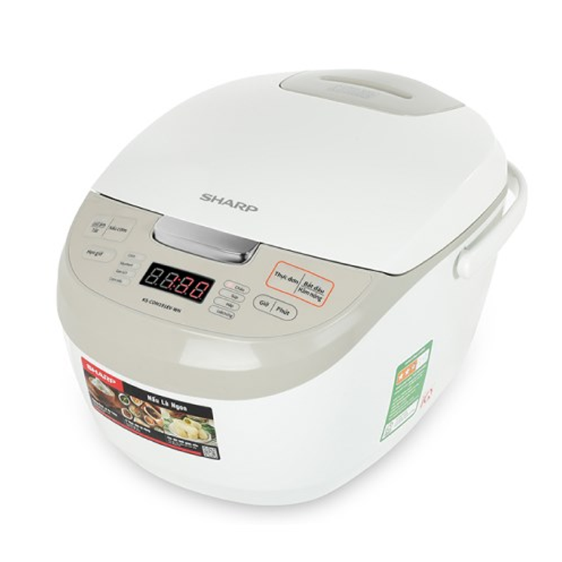 Nồi cơm điện tử Sharp 1.8 lít KS-COM191EV-WH