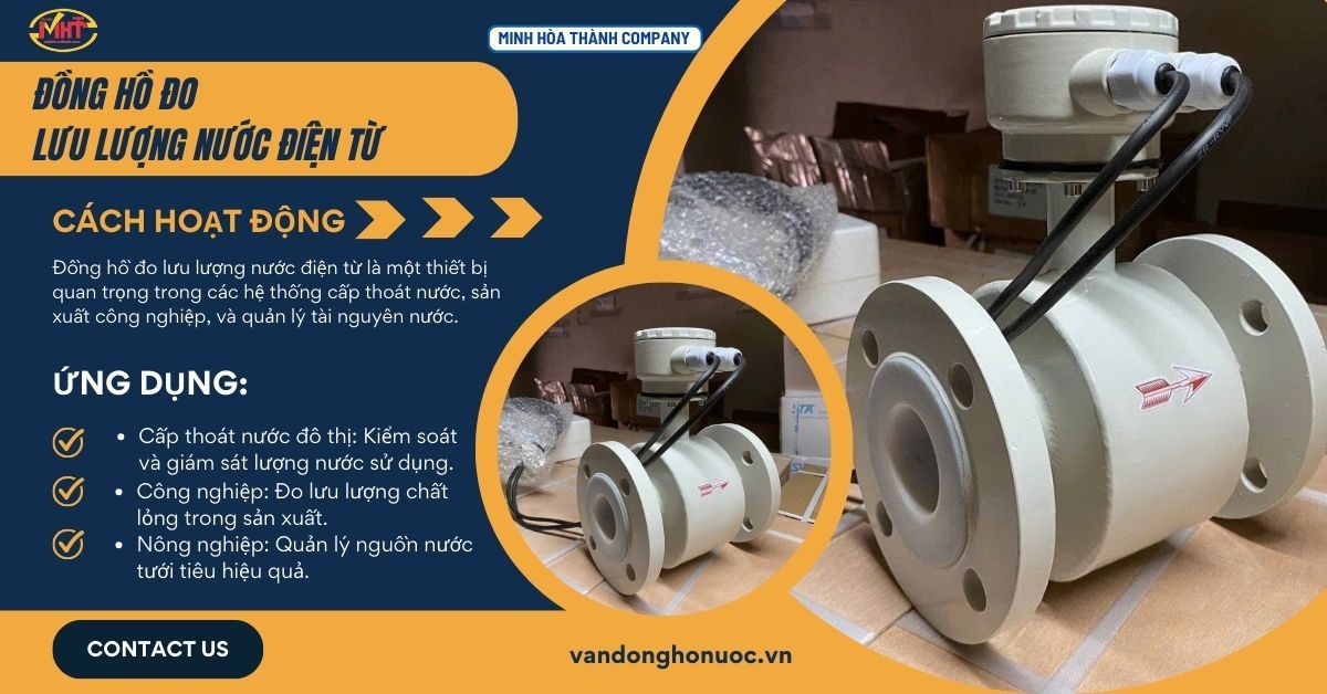 Cách Hoạt Động Của Đồng Hồ Đo Lưu Lượng Nước Điện Từ !