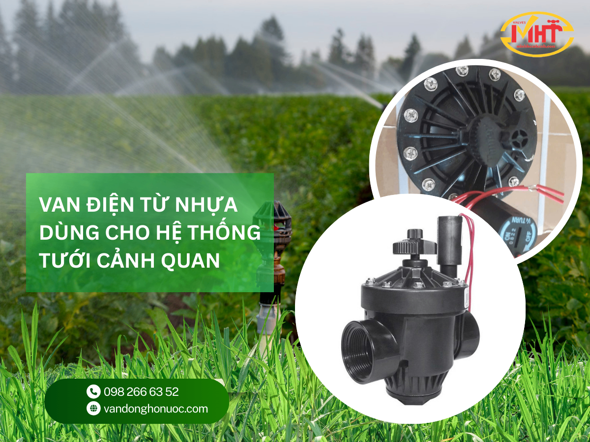 Van điện từ nhựa Hunter PGV – Giải pháp tưới tự động thông minh cho nông nghiệp hiện đại