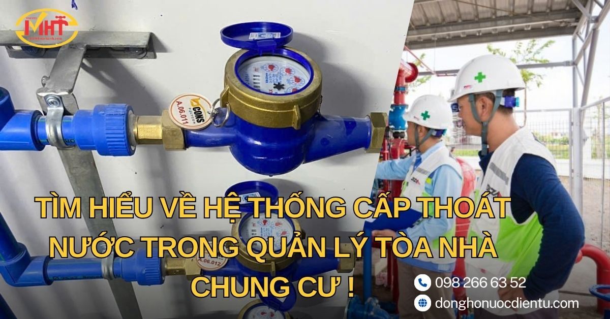 Tìm hiểu về hệ thống cấp thoát nước trong quản lý tòa nhà chung cư !