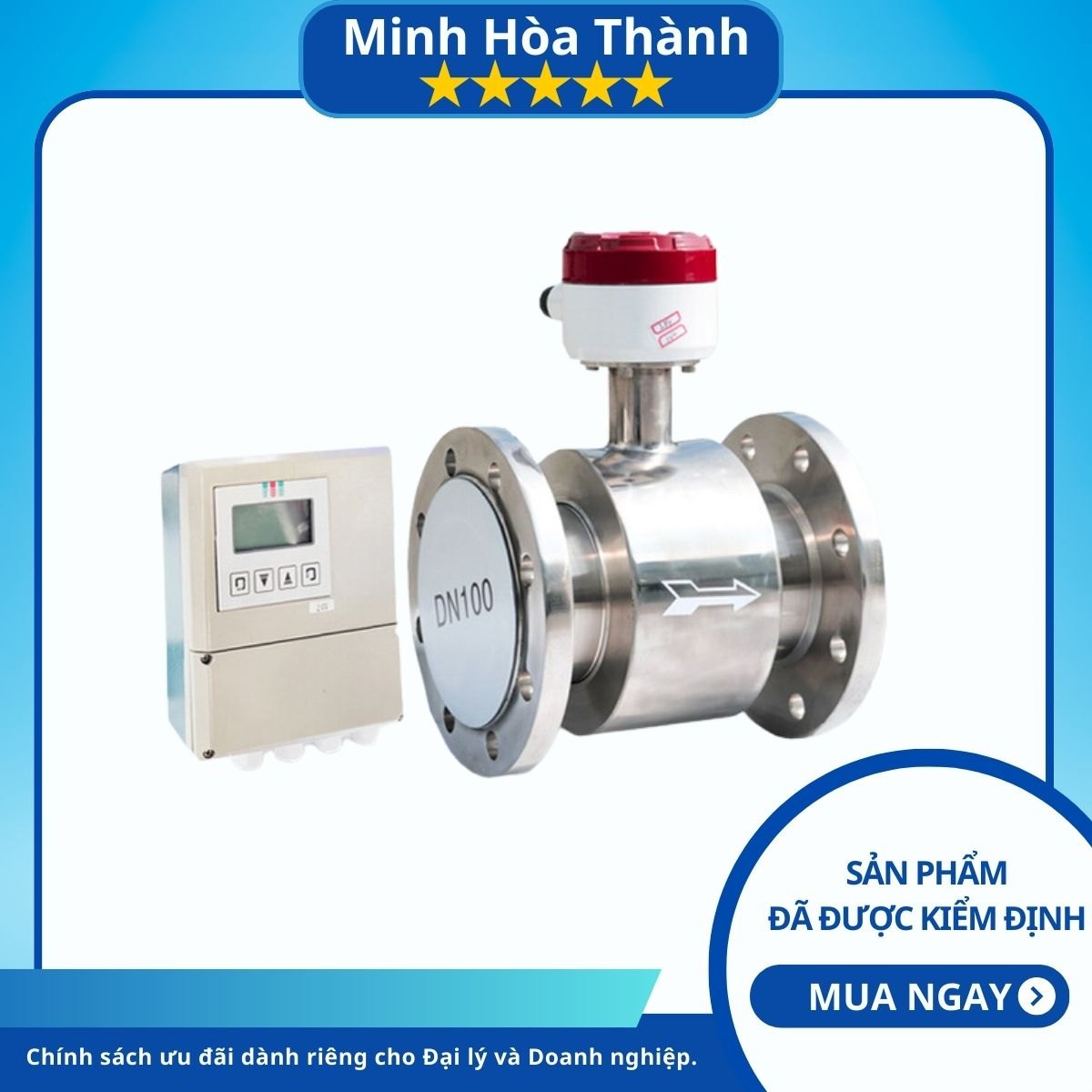 Đồng hồ đo lưu lượng nước điện từ Split (tách rời) | Chính hãng