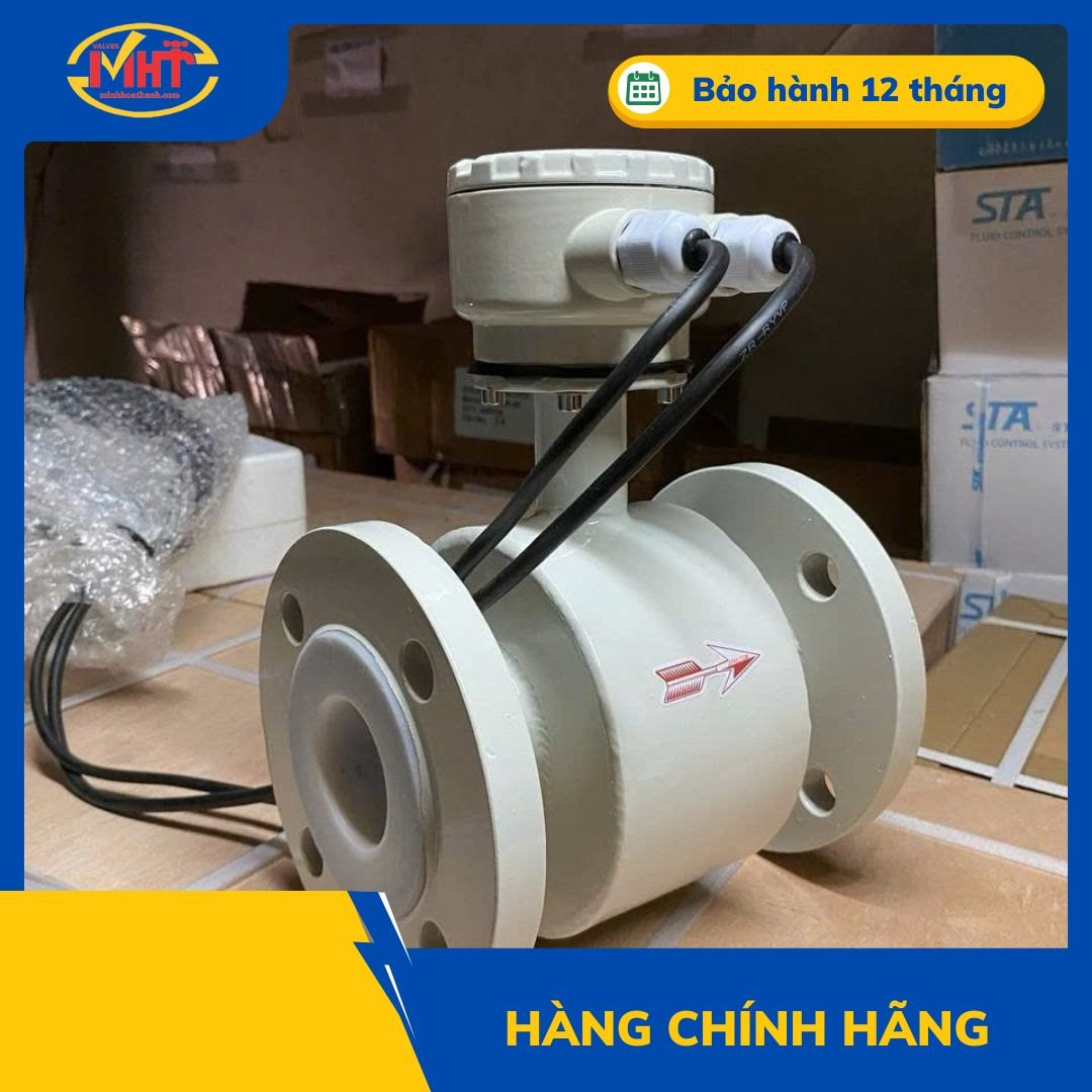Đồng hồ đo lưu lượng điện từ Sanpo DN50 phi 60