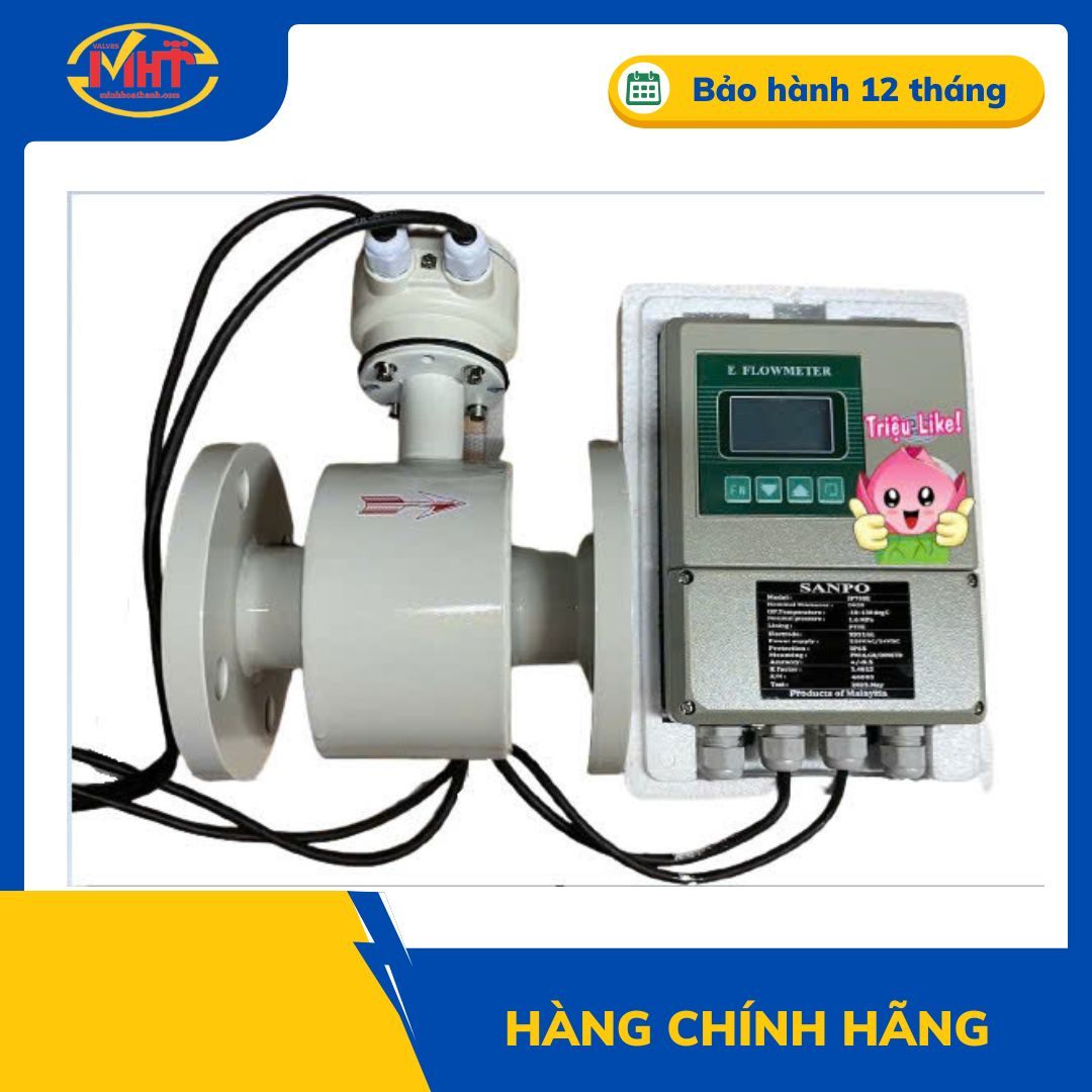 Đồng hồ đo lưu lượng nước điện từ SANPO SP700E