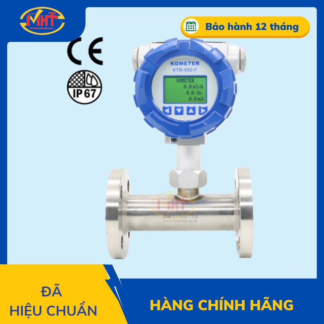 Đồng hồ đo lưu lượng chất lỏng loại Turbin KTR-550-F