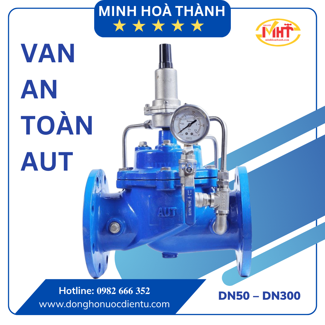 Van an toàn AUT PN16 | DN50 – DN450 | Chính hãng