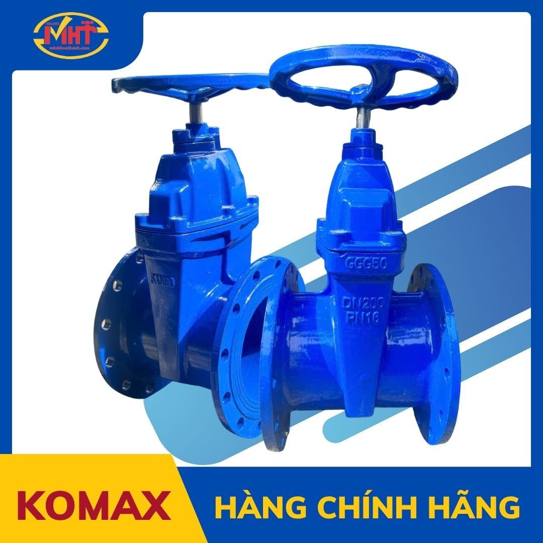 Van cổng ty chìm PN16K KOMAX DN300 I Chính hãng