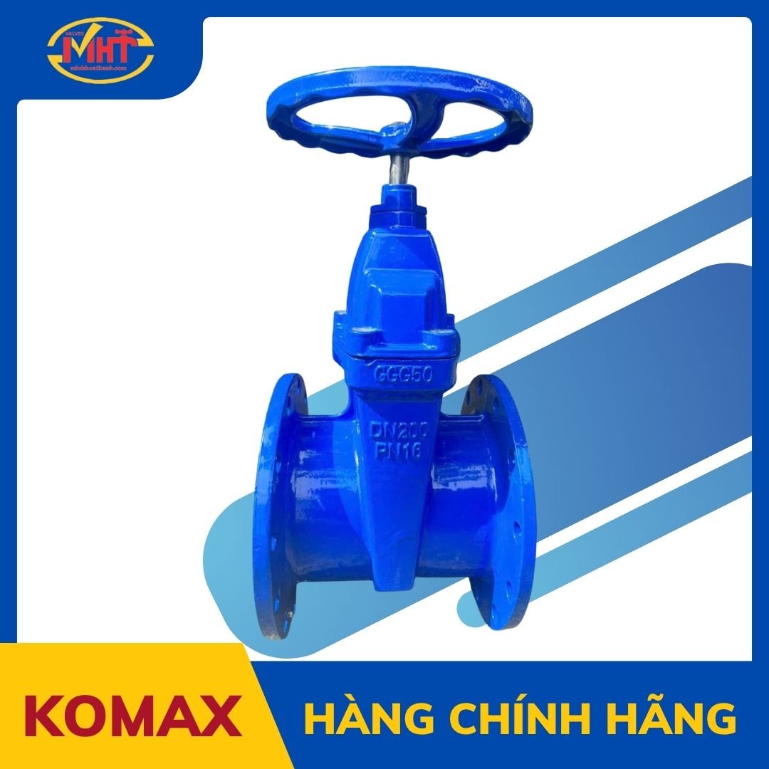 Van cổng ty chìm PN16K KOMAX DN50 I Chính hãng