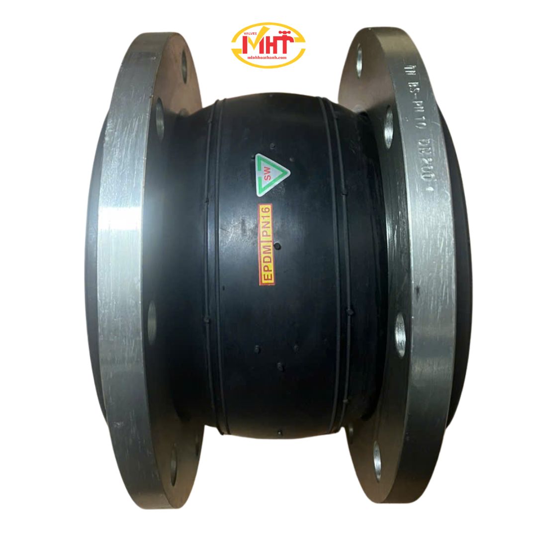 Khớp Nối Mềm Cao Su Cầu Đơn Mặt Bích SANPO PN16 DN80 | Chính hãng