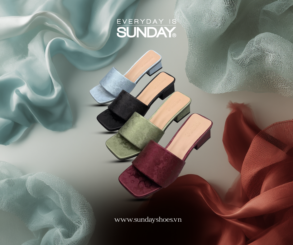 GUỐC QUAI NGANG LỤA GẤM SUNDAY GG81