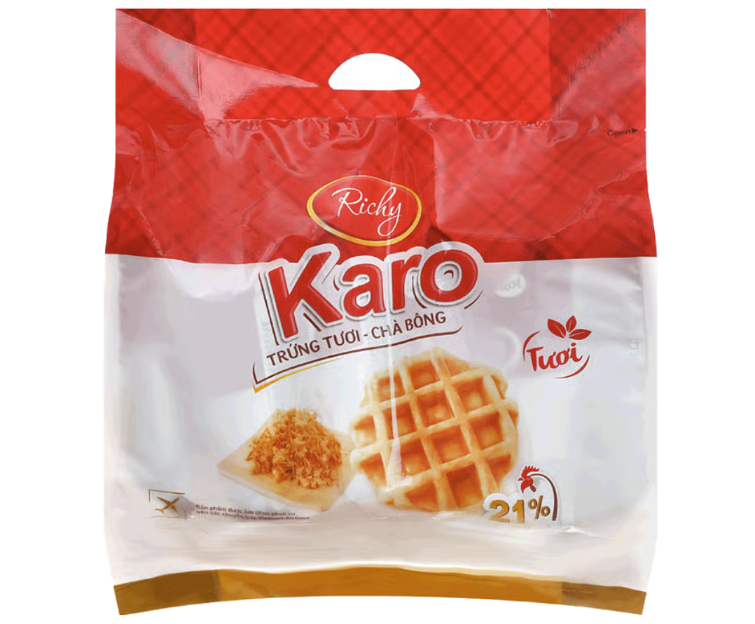 Bánh Karo Chà bông túi 165g