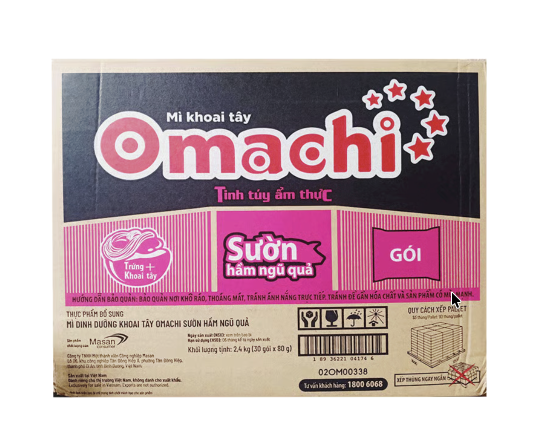 Omachi sườn 30 gói