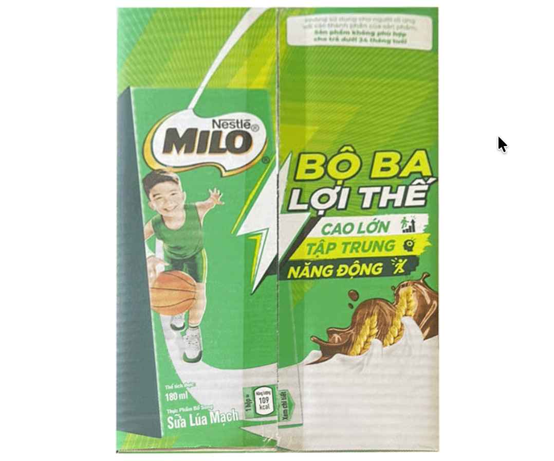 Milo có đường 180