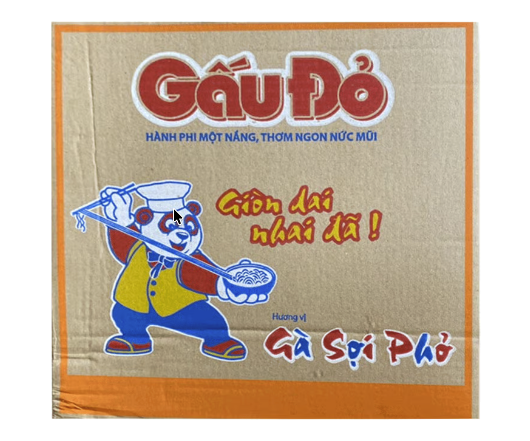 Mì Gấu Đỏ Gà Sợi Phở