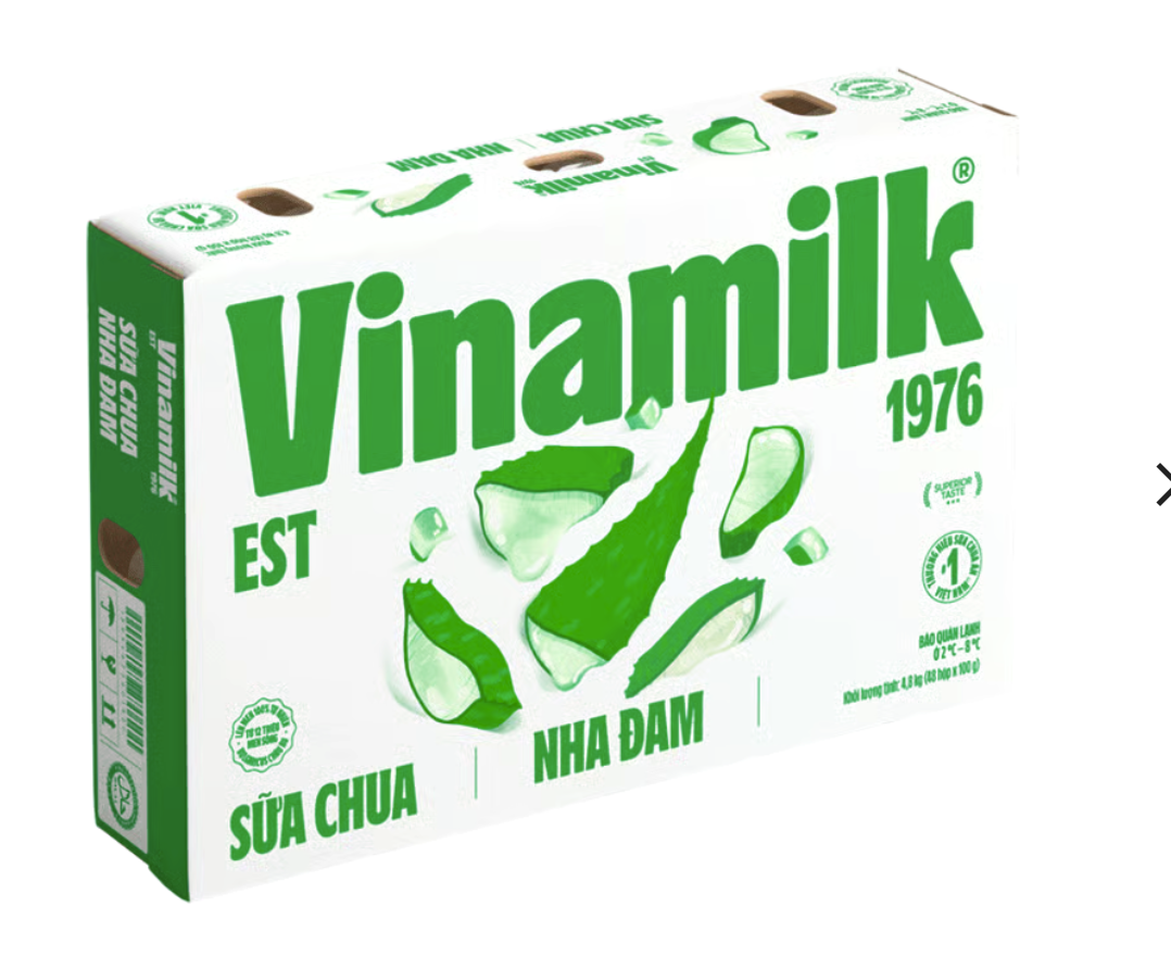 Sữa chua ăn Vinamilk nha đam hộp 100g