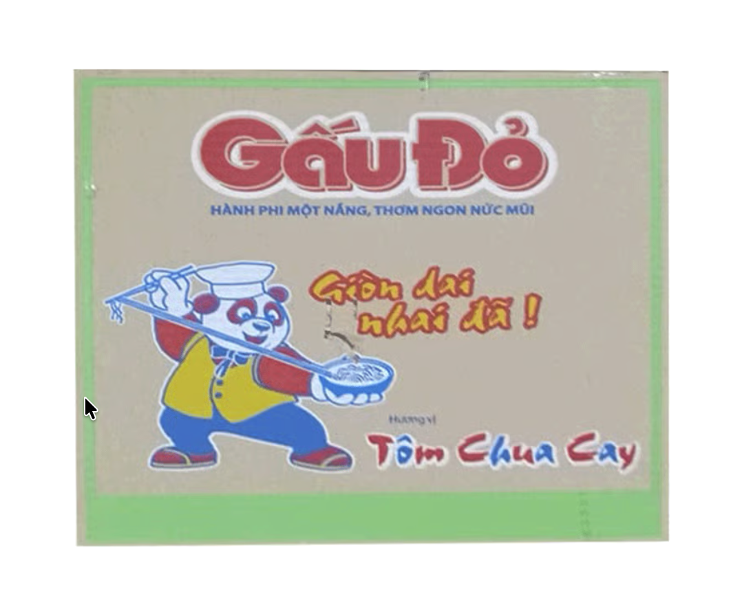 Mì Gấu Đỏ Chua Cay