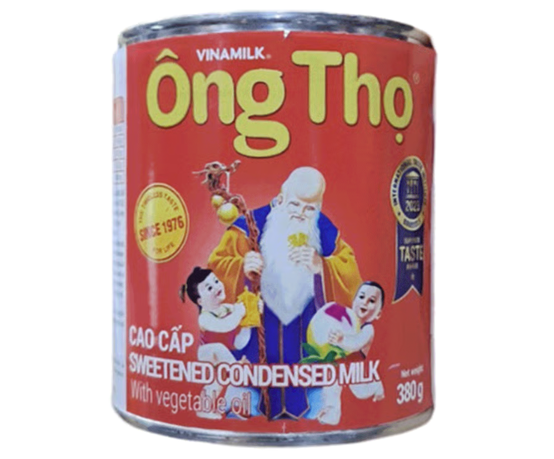 Sữa đặc ÔNG THỌ có đường đỏ hộp thiếc 380g